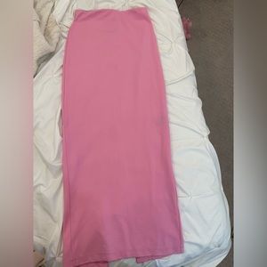 Camila Coelho Pink Maxi Skirt